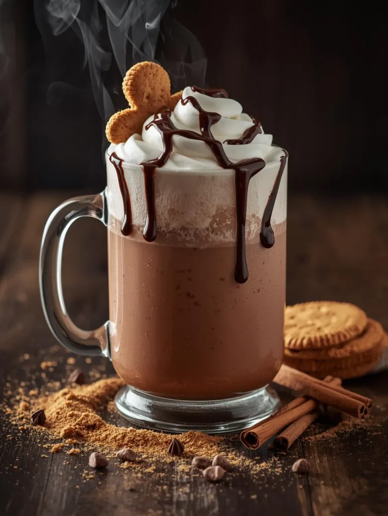 How to Make Gingerbread Cookie Hot Chocolate (Step-by-Step)