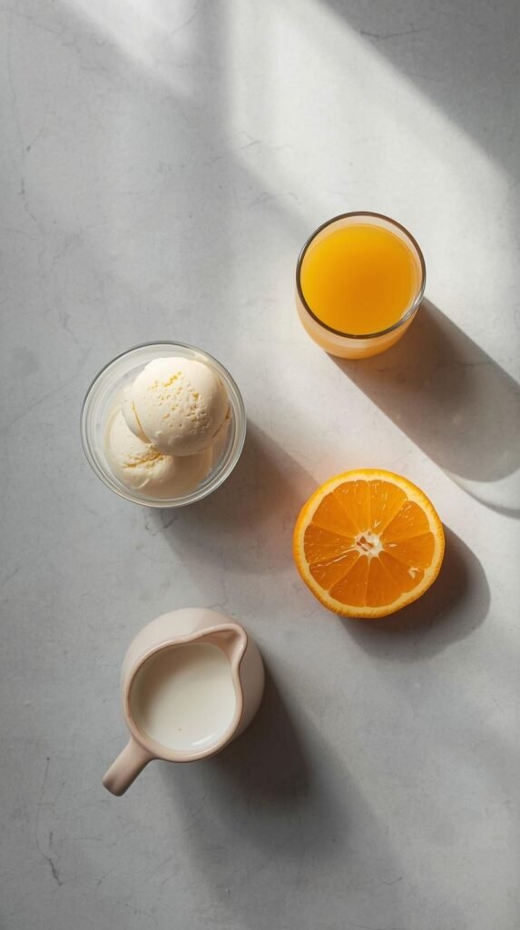 Ingredients You Need to make Creamsicle Milkshake 