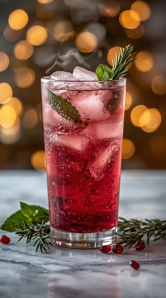Pomegranate Mint Sprite Sparkler