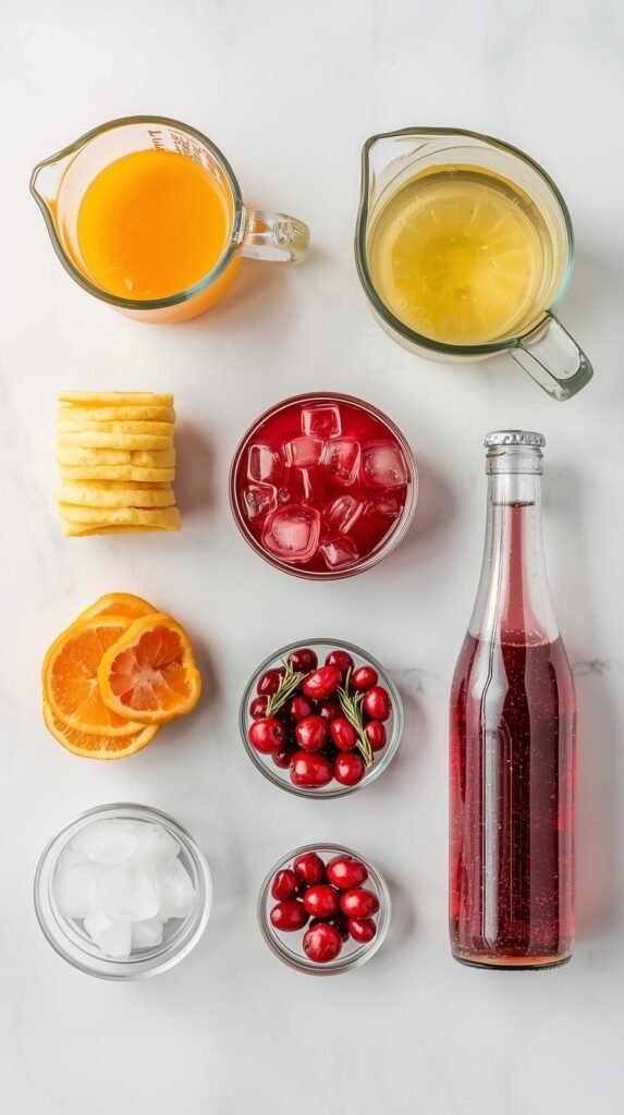 INGREDIENT to make Christmas Morning Punch 