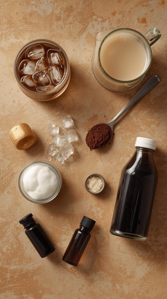 Ingredients You Need to make Iced Mocha Ninja Slushie