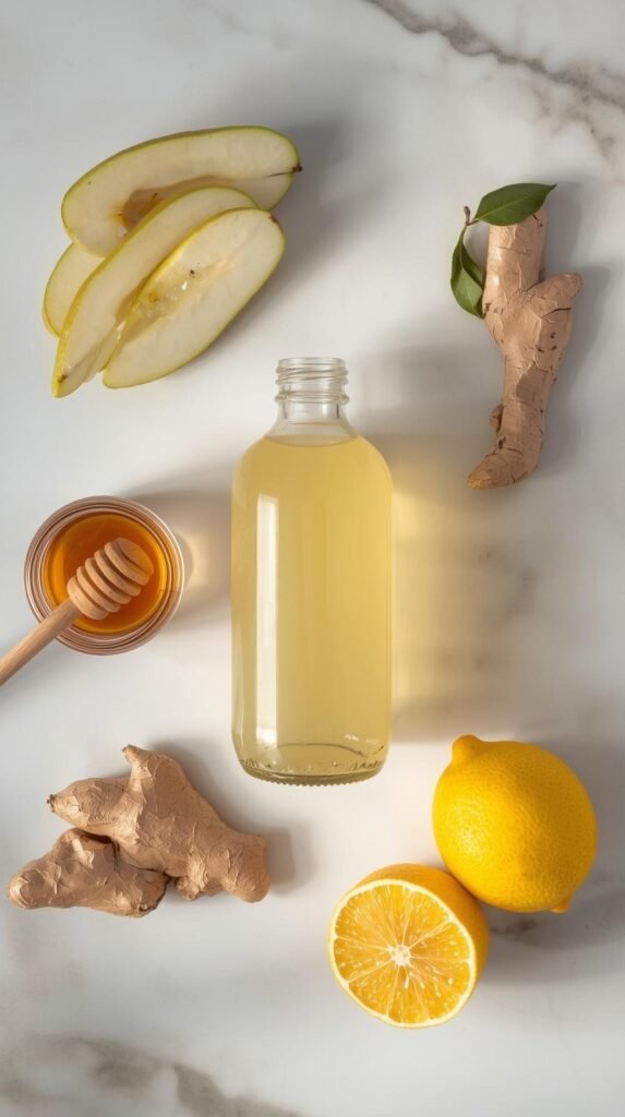 Ingredients You’ll Need to make Ginger Pear Hot Toddy Mocktail