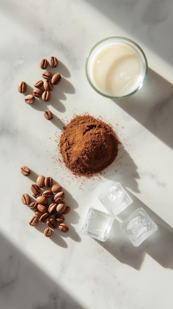 INGREDIENTS YOU’LL NEED to make Strong Iced Coffee