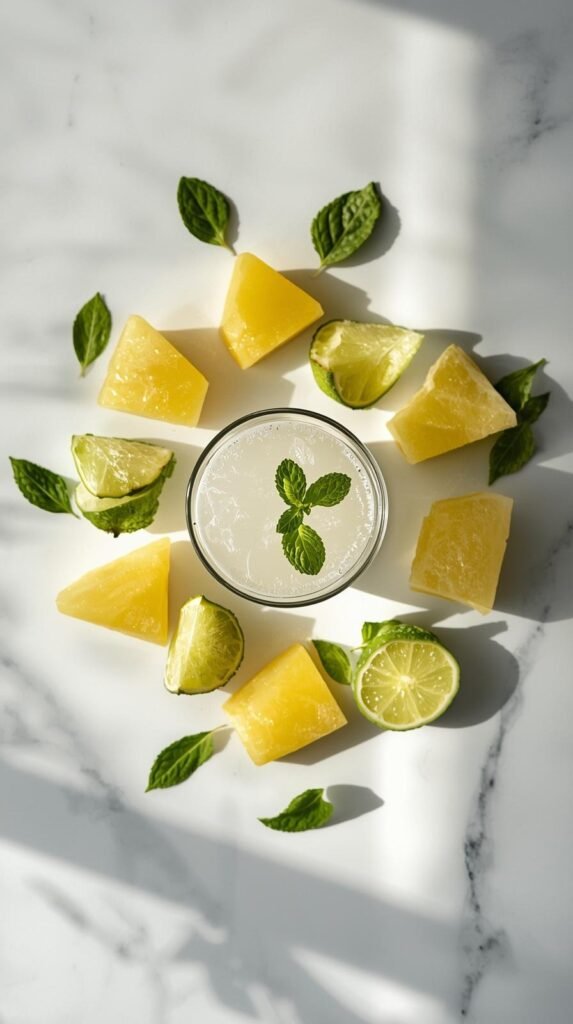 INGREDIENTS YOU NEED homemade pineapple slushie