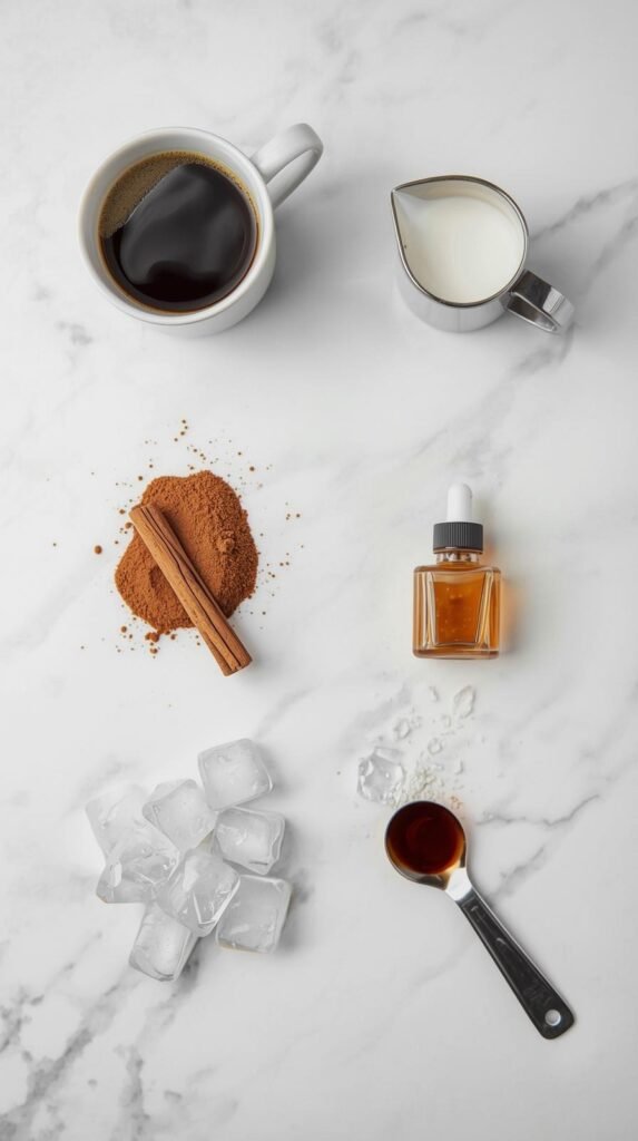 What You’ll Need to make French Toast Iced Latte 