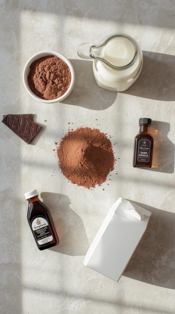 INGREDIENTS You Need To make Whipped Hot Chocolate 