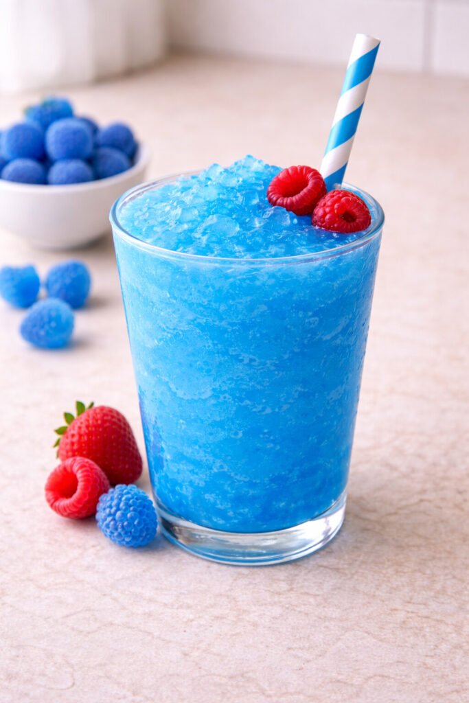 Blue Raspberry Slushie