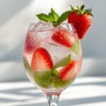 Strawberry Mojito Valentine Mocktail