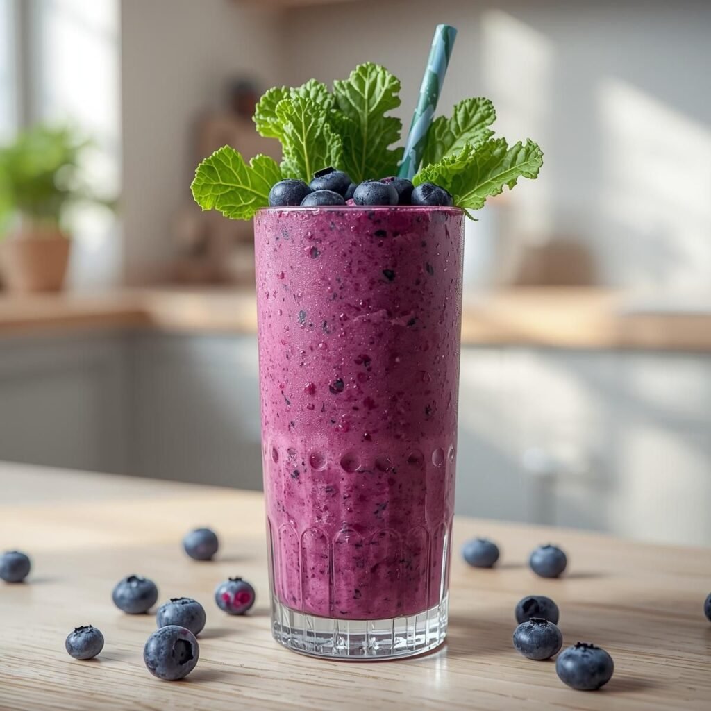 Blueberry Kale Smoothie