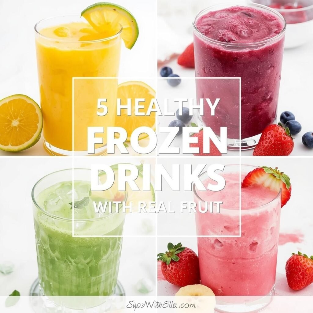 Healthy Frozen Drinks With Real Fruit