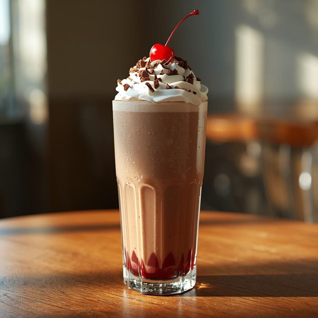 Chocolate Cherry Frappe