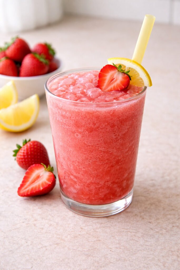 Strawberry Lemonade Slushie