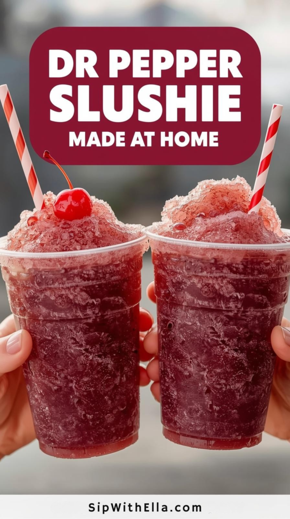 Dr Pepper Slushie Recipe Made at Home