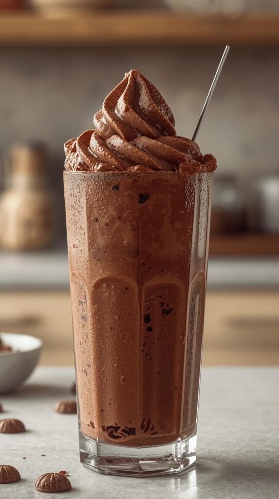 Chocolate Ice Cream Slushie
