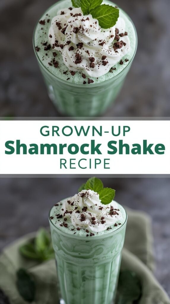 Grown Up Shamrock Shake Recipe