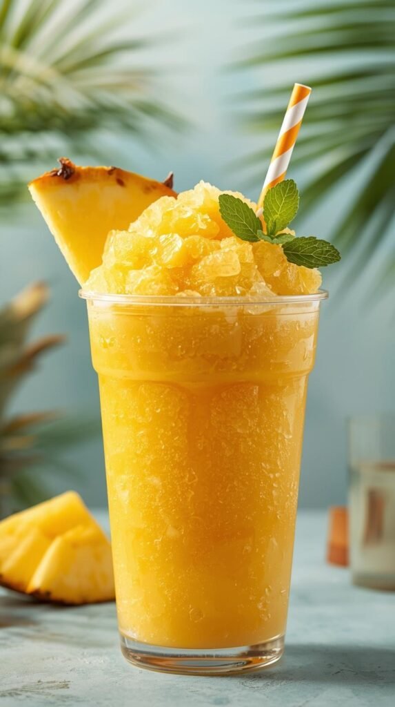 Mango Pineapple Tropical Slushie