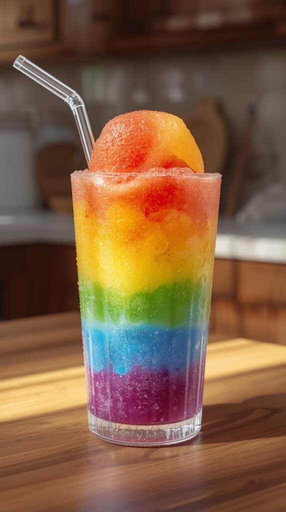 How to Make Your Rainbow Slushie Look Instagram-Worthy