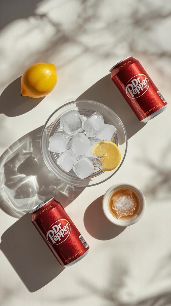 Ingredients You Need  to make dr pepper slushie 