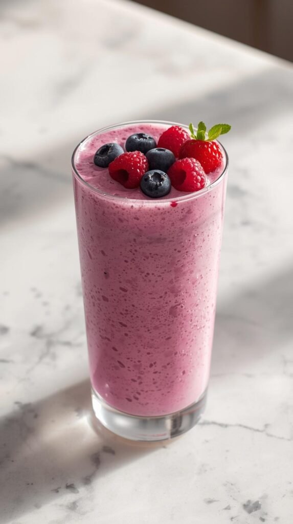 Berry Greek Yogurt Power Smoothie