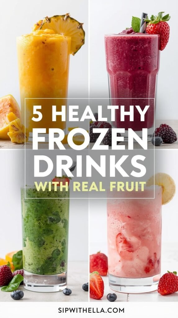 Healthy Frozen Drinks With Real Fruit