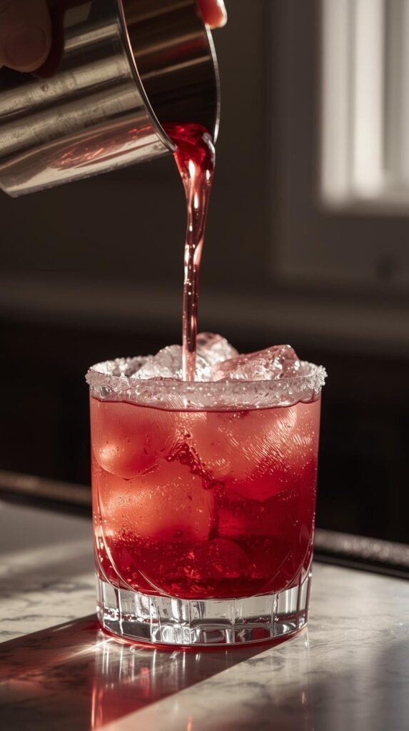 Pairing Ideas for Winter Gatherings with blood orange margrita