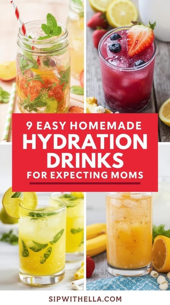 Easy Homemade Hydration Drinks for Expecting Moms