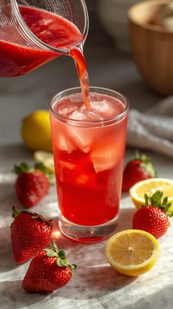 Strawberry Lemon Juice