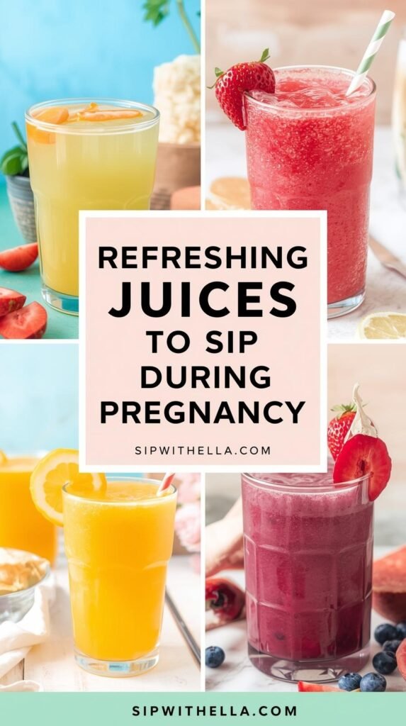 Refreshing Juices to Sip During Pregnancy