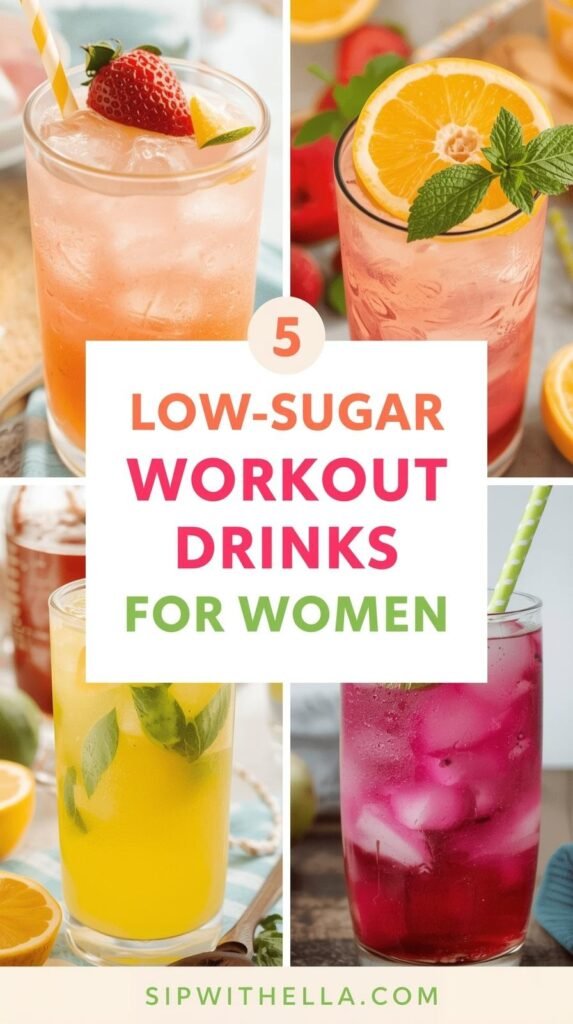 Low-Sugar Workout Drinks for Women