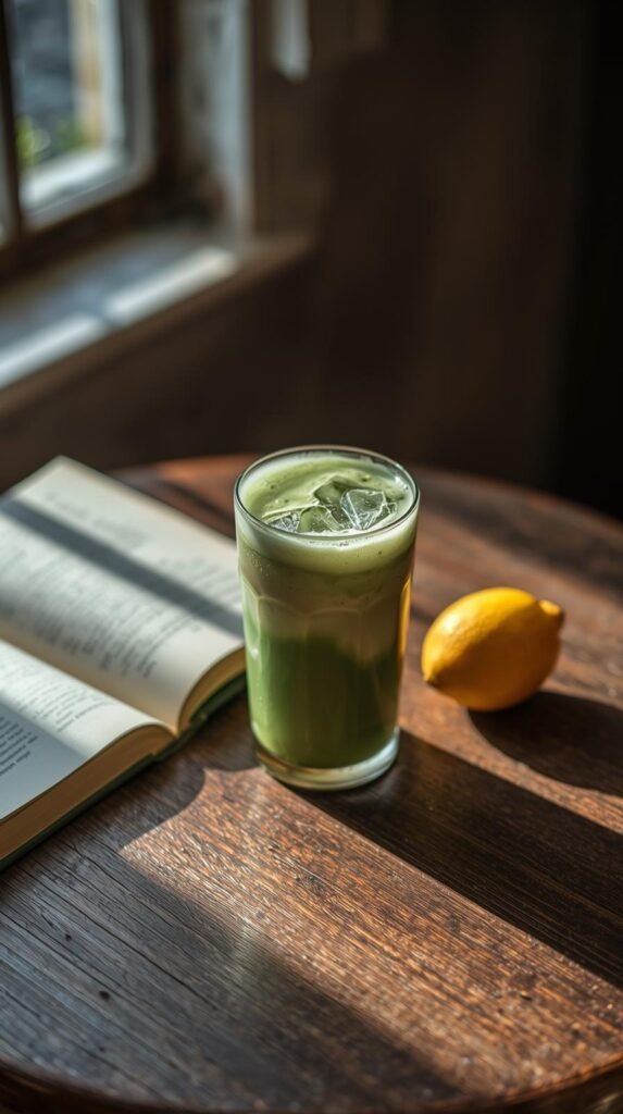 Lemon Cheesecake Iced Matcha vs Regular Iced Matcha