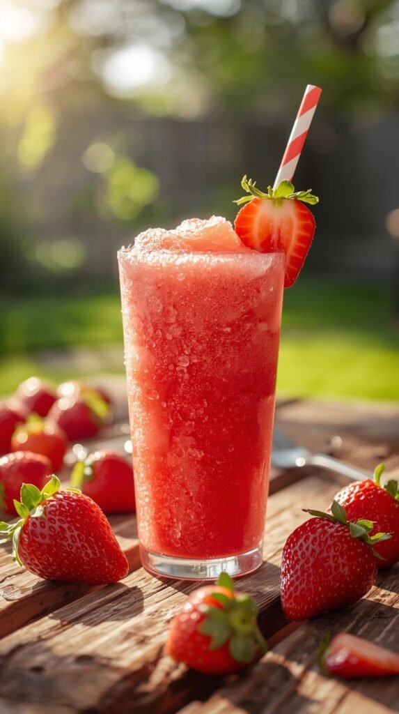 Sneaky Nutritional Benefits of Healthy Strawberry Slushie