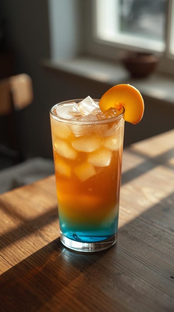 Blue Lotus Peach Iced Tea
