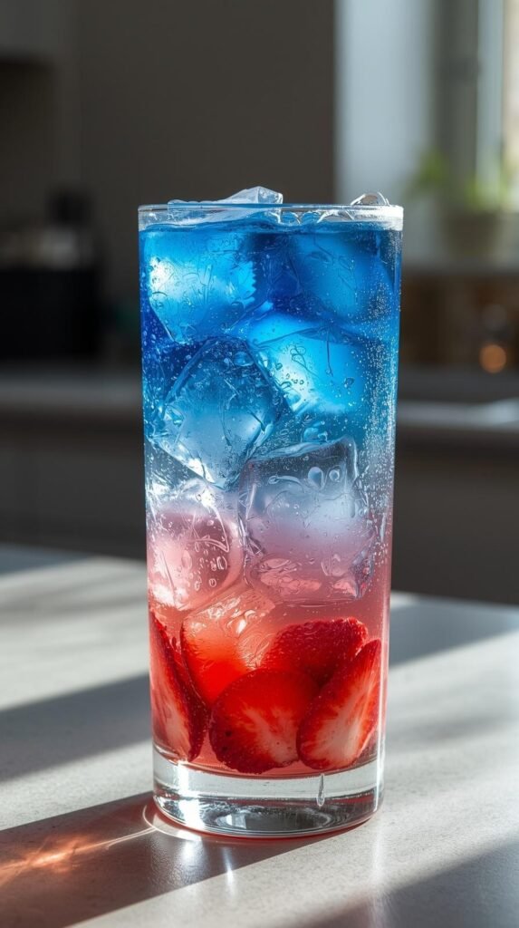 Strawberry Blue Lotus Refresher