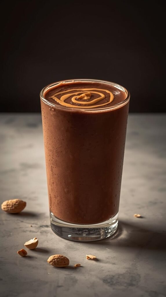 Chocolate Peanut Butter Fat Bomb Smoothie