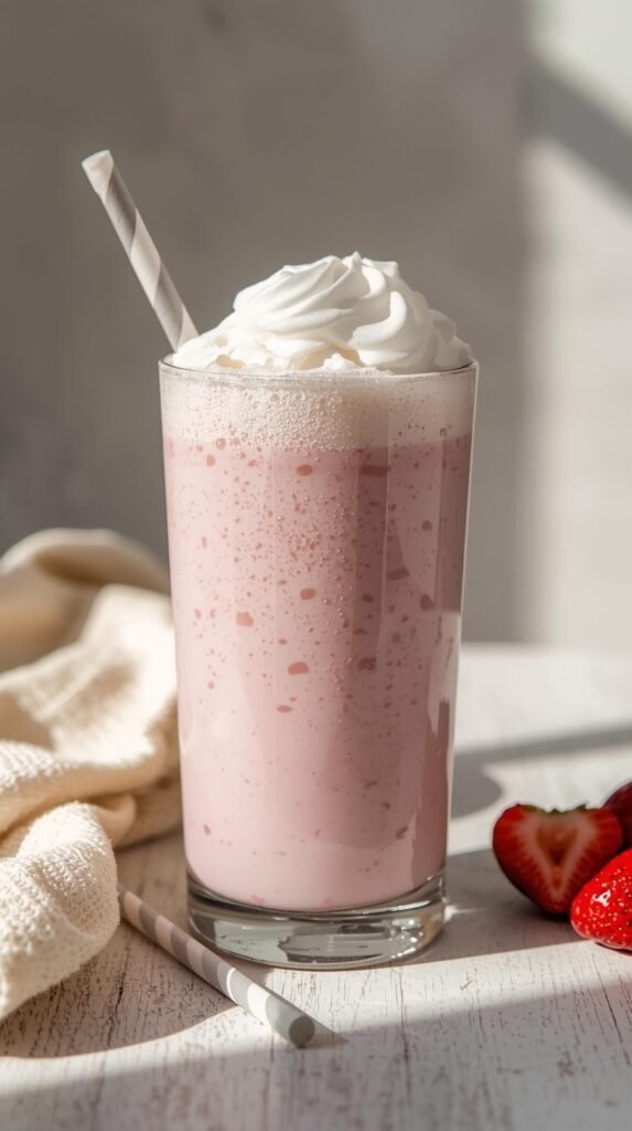 Strawberry Milk Cloud Drink