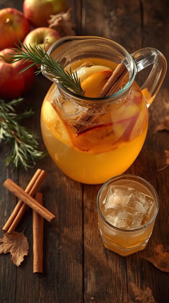 Full Ingredients List for Honeycrisp Apple Sangria, Big Batch Fall Party Drink (Serves 8–10)