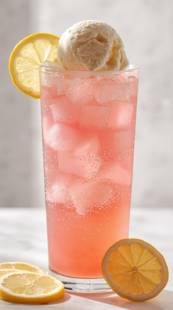Pink Lemonade Float