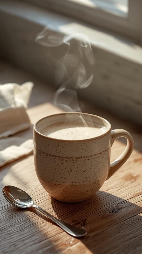 Warm Vanilla Almond Milk