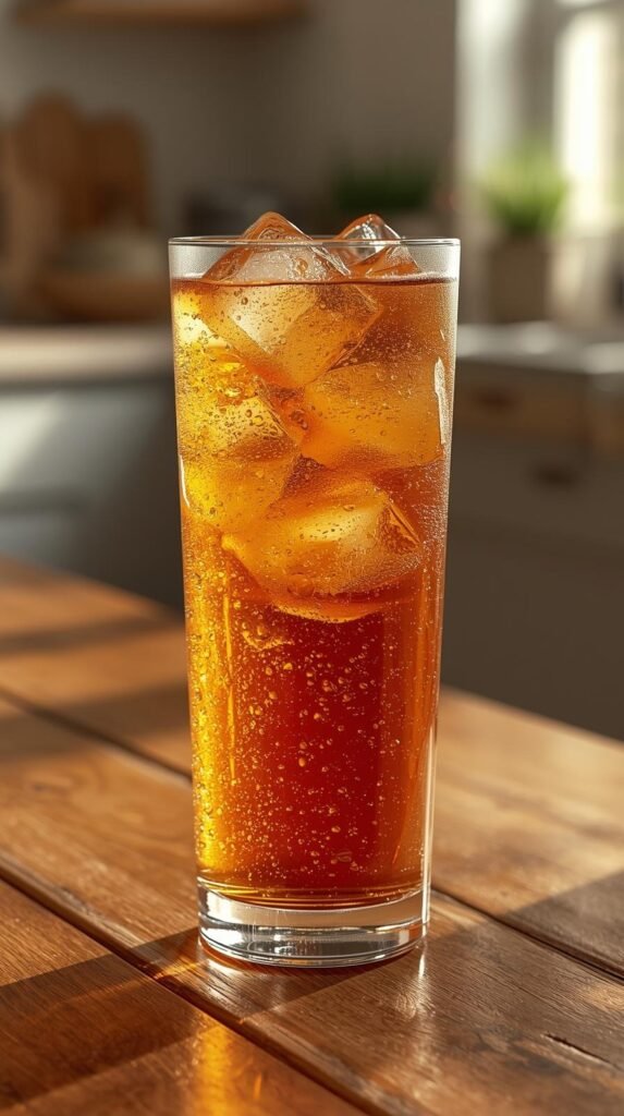 Ginger Peach Iced Tea