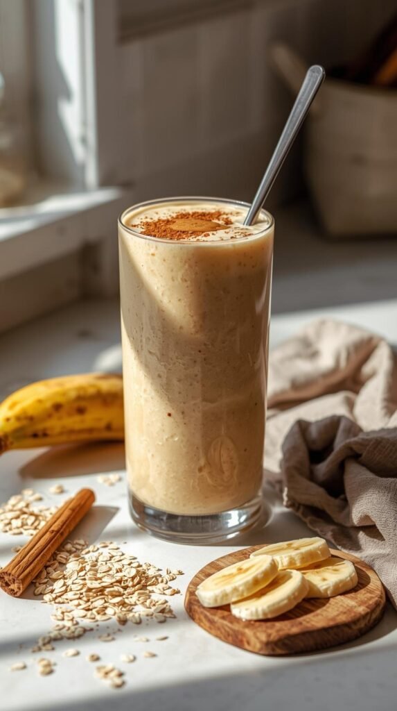 Classic Banana Oat Breakfast Smoothie