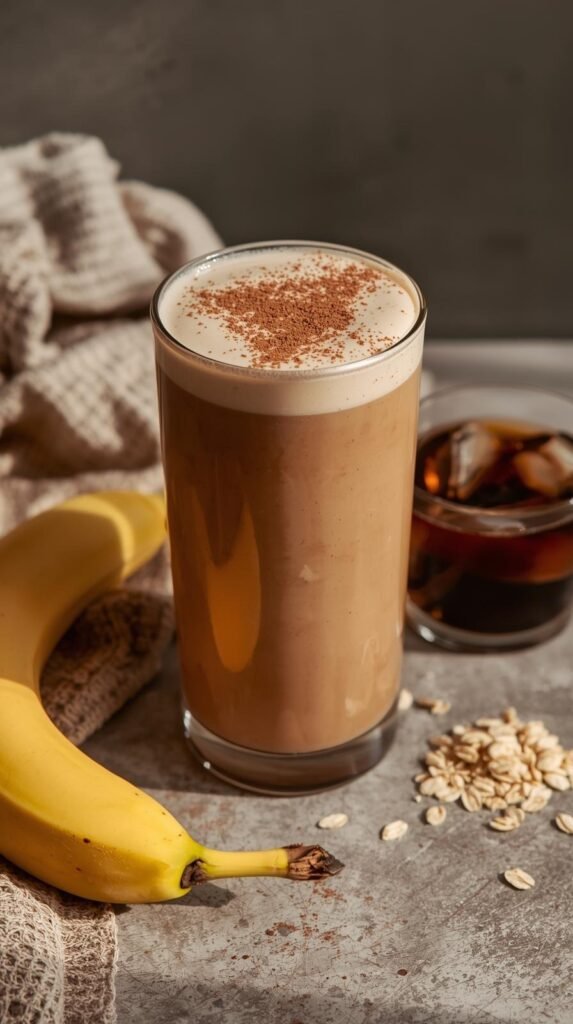 Coffee Oat Breakfast Smoothie