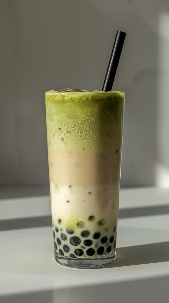 Matcha Milk Bubble Tea