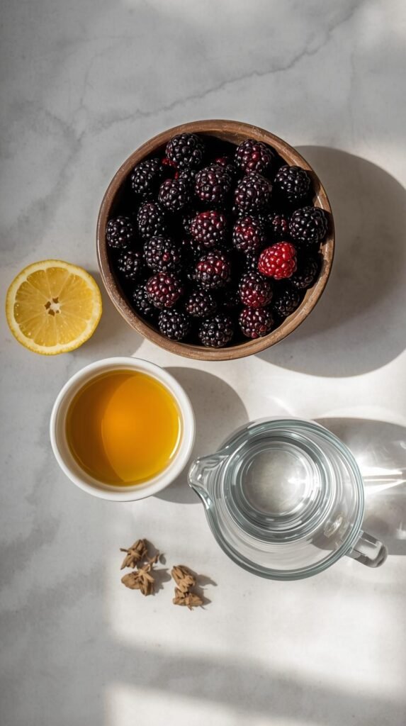 Ingredients You’ll Need to make Homemade Blackberry Juice