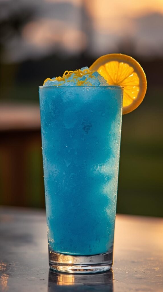 Frozen Blue Raspberry Lemon Smash