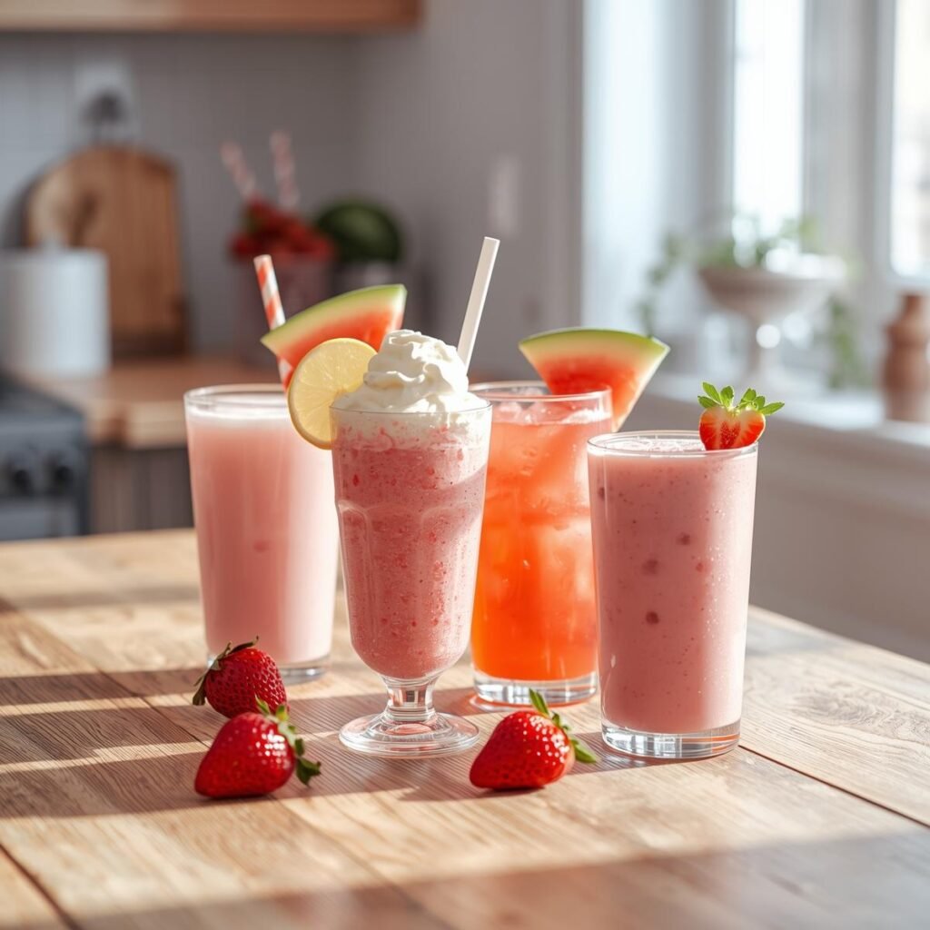 kid friendly pink drinks