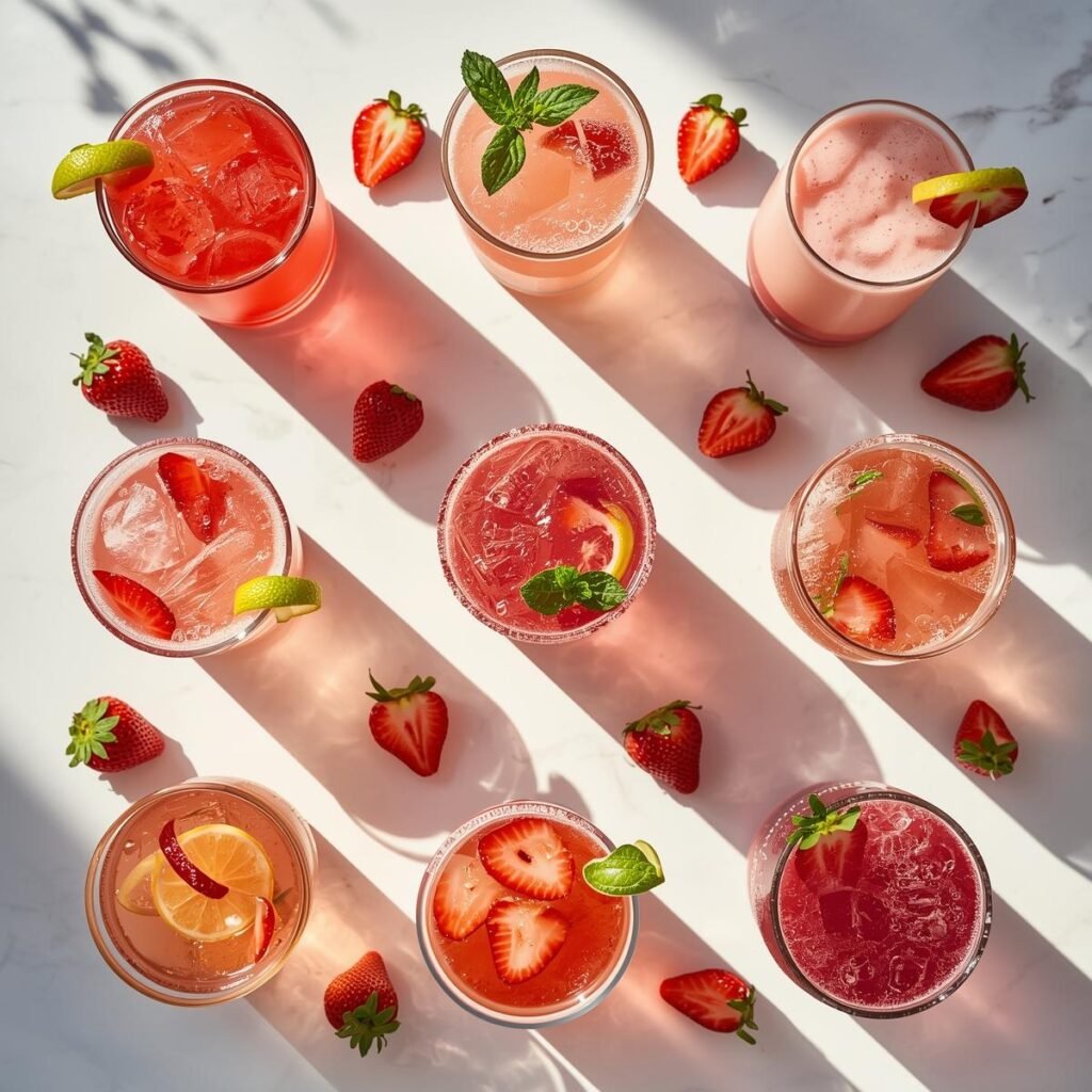 10 Best Strawberry Drinks for Summer, Refreshing, Easy, and Absolutely Worth Making