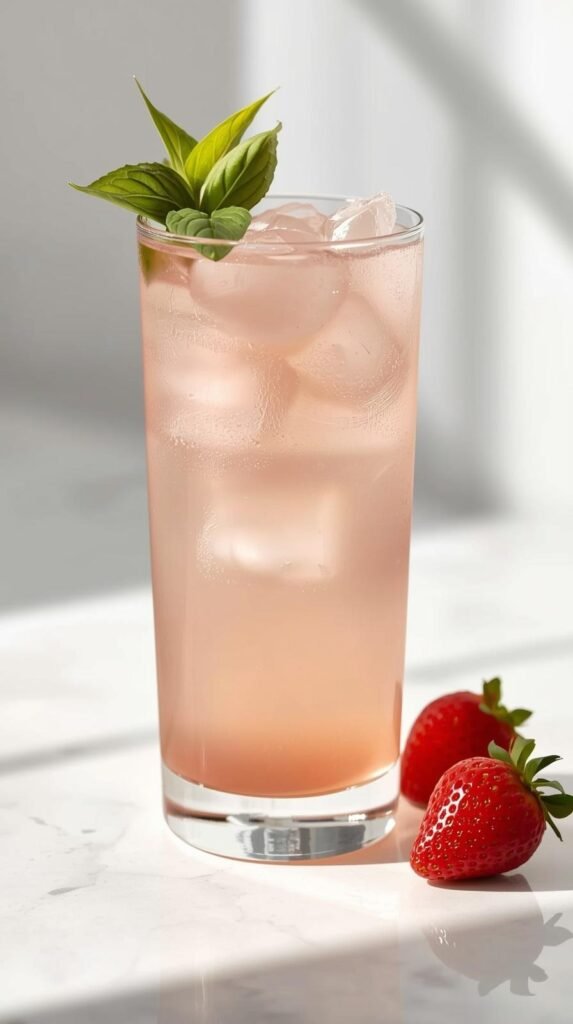 Strawberry Basil Agua Fresca