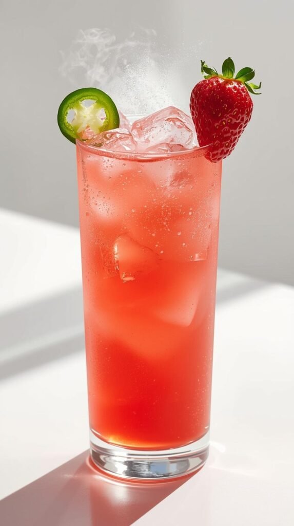 Strawberry Jalapeño Lemonade