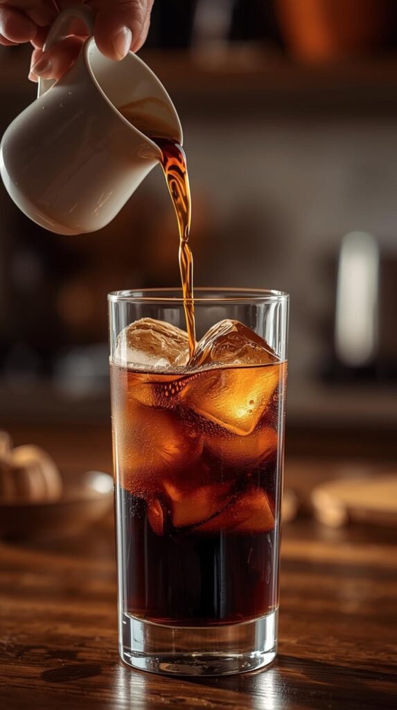 Assembling the Perfect Pumpkin Cream Iced Latte