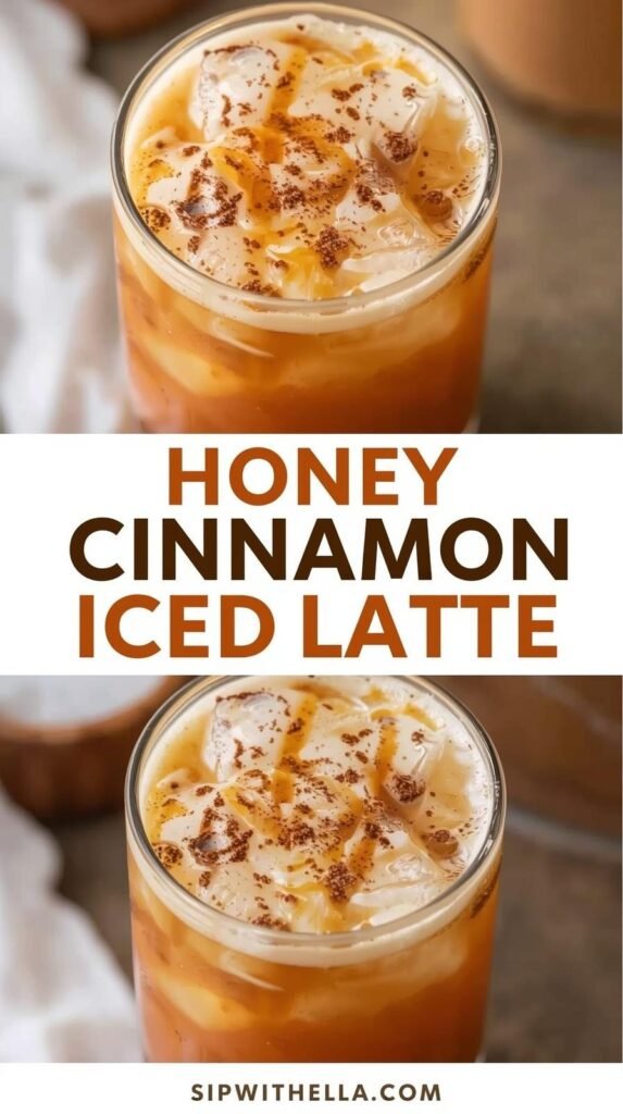 Honey Cinnamon Iced Latte, The Simple Coffee Drink That Tastes Like a Treat